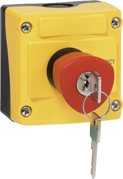 BACO LBX11201 Not-Aus-Taster, Pilztaster im Gehäuse 240 V/AC 2.5 A 1 Öffner IP66 1 St.
