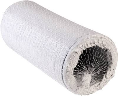 Wallair N52856 Flexibler Spiralschlauch Kunststoff (Ø x L) 12.7 cm x 6 m Weiß