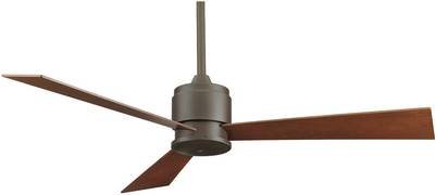 Fanimation Zonix SN Deckenventilator 70 W (Ø x H) 132 cm x 393 mm Nickel (satiniert) mit Wandschalter