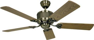 CasaFan Eco Elements Deckenventilator 23 W (Ø x H) 132 cm x 285 mm Messing-antik mit Fernbedienung