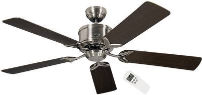 CasaFan Eco Elements Deckenventilator 23 W (Ø x H) 132 cm x 285 mm Chrom (gebürstet) mit Fernbedienung