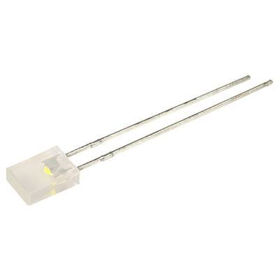 Kingbright LED bedrahtet Weiß Rechteckig 2 x 5 mm 150 mcd 110 ° 30 mA 3.2 V
