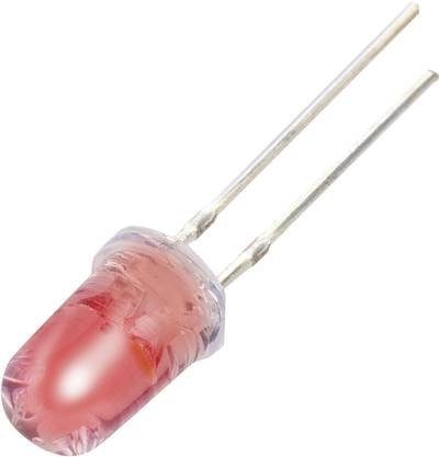 TRU COMPONENTS YBR-50FRW00 LED bedrahtet Rot, Weiß Rund 5 mm 950 mcd, 2000 mcd 30 °, 18 ° 20 mA, 20 mA 2 V, 3.3 V