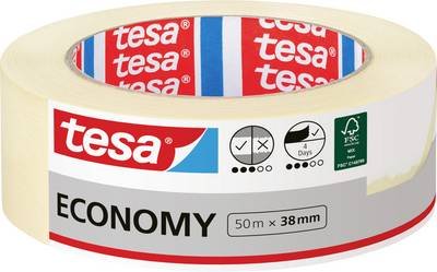tesa Economy 05279-00000-02 Malerabdeckband Weiß (L x B) 50 m x 38 mm 1 St.