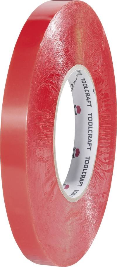 TOOLCRAFT 1397P1550C 1397P1550C Doppelseitiges Klebeband Transparent (L x B) 50 m x 15 mm 1 St.