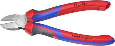 Knipex Seitenschneider 180mm poliert mit PVC-Handschutz Knipex 70 02 180 Werkstatt Seitenschneider mit Facette 180 mm