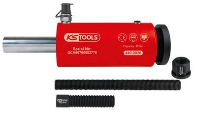 Druck- und Zug-Hydraulikzylinder-Satz, 32t, 6-tlg KS Tools 440.0025 KS Tools 440.0025
