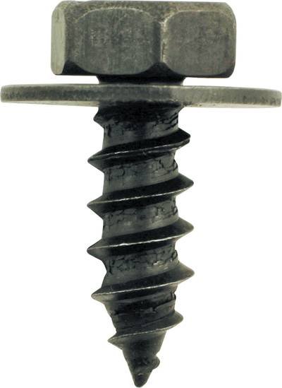 KS Tools 420.5908 Metall-Schraube/Scheibe, schwarz universal,50er Pack