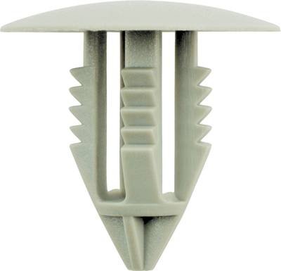 KS Tools 420.5806 Stoßfänger-Verbindungsclip, Grau für Volvo,50er Pack