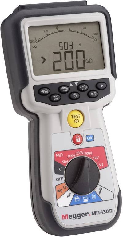 Megger MIT430/2 Isolationsmessgerät 50 V, 100 V, 250 V, 500 V, 1000 V 200 GΩ