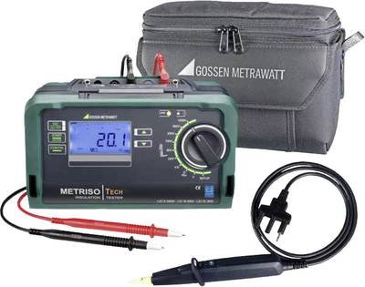 Gossen Metrawatt METRISO TECH - Set Isolationsmessgerät kalibriert (DAkkS-akkreditiertes Labor) 50 V, 100 V, 250 V, 500