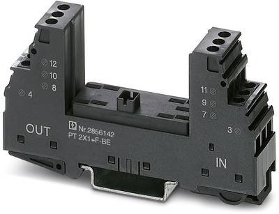 Phoenix Contact 2856142 PT 2X1+F-BE Überspannungsschutz-Sockel 10er Set Überspannungsschutz für: Verteilerschrank 10 St.
