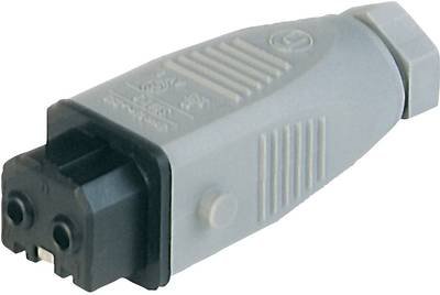 Hirschmann 930621106-1 Netz-Steckverbinder STAK Buchse, gerade Gesamtpolzahl: 2 + PE 16 A Grau 1 St.