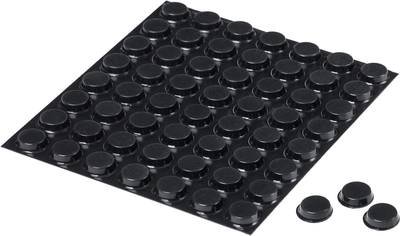 3M SJ 5012 MPBB Gerätefuß selbstklebend, rund Schwarz (Ø x H) 12.7 mm x 3.5 mm 56 St.