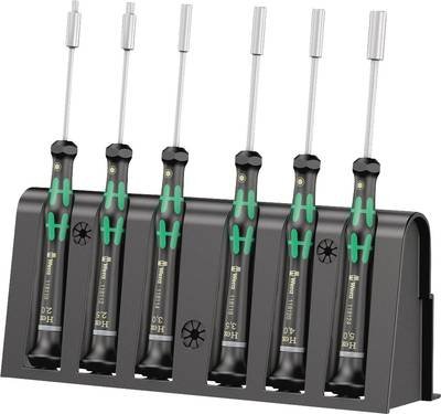 Wera 2069/6 Elektronik- u. Feinmechanik Schraubendreher-Set 6teilig Außen-Sechskant