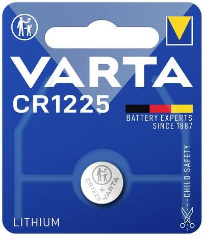 Varta Knopfzelle CR 1225 3 V 1 St. 48 mAh Lithium LITHIUM Coin CR1225 Bli 1