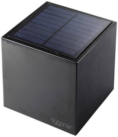 Sygonix SY-5499356 Solar-Außenwandleuchte SMD LED 0.9 W Schwarz