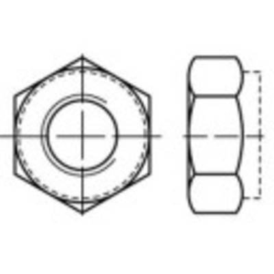TOOLCRAFT 1066559 Sicherungsmuttern M20 DIN 980 Edelstahl A4 25 St.