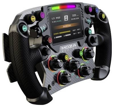 MOZA MOZA FSR Highend Formel-Lenkrad (28 cm) Lenkrad Schwarz