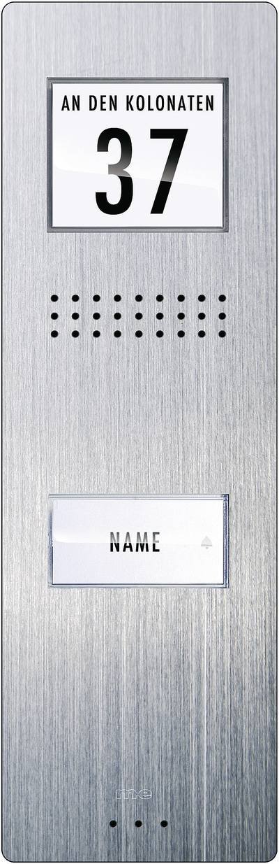 m-e modern-electronics ADV 210 Vistadoor Türsprechanlage Kabelgebunden Außeneinheit 1 Familienhaus Edelstahl