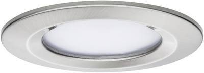 Paulmann Coin Slim LED-Bad-Einbauleuchte 3er Set 6 W IP44 Eisen (gebürstet)