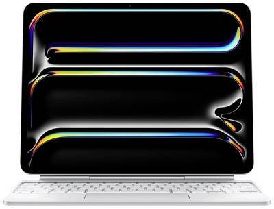 Apple Magic Keyboard for iPad Pro 13-inch (M4) Swiss - White Tablet-Tastatur Passend für Marke (Tablet): Apple iPad Pro
