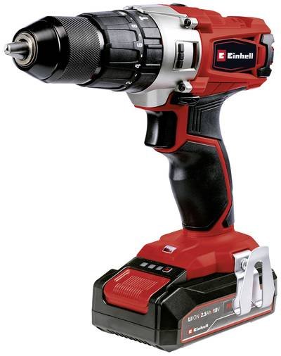 Einhell TE-CD 18/2 Li-i +22 (1x2,5 Ah) 2-Gang-Akku-Schlagbohrschrauber inkl. 22-tlg. Zubehör, inkl. Ladegerät, inkl. Akk