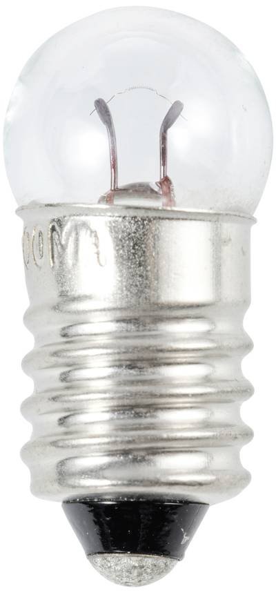 TRU COMPONENTS TC-11937172 Kugellampe 3 W 6 V E10 Klar 1 St.
