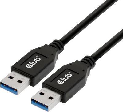 club3D USB-Kabel USB-A Stecker 0.50 m Schwarz CAC-1409