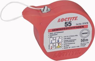 LOCTITE® 55 Gewindedichtfaden Herstellerfarbe Weiß 492004 50 m
