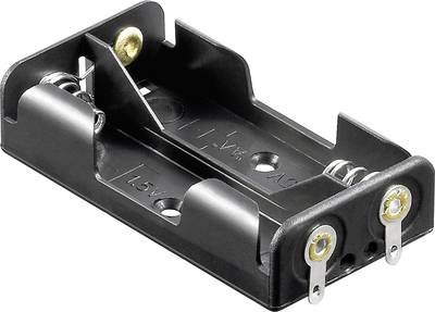 Goobay 46552 Batteriehalter 2x Mignon (AA) Lötanschluss (L x B x H) 58 x 32 x 14.5 mm