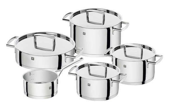 Bateria de cocina passion 5 piezas acero inox 18/10