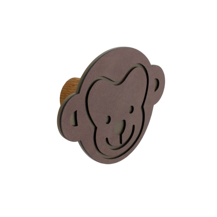 Patère murale Singe Marron - La Quincaillerie
