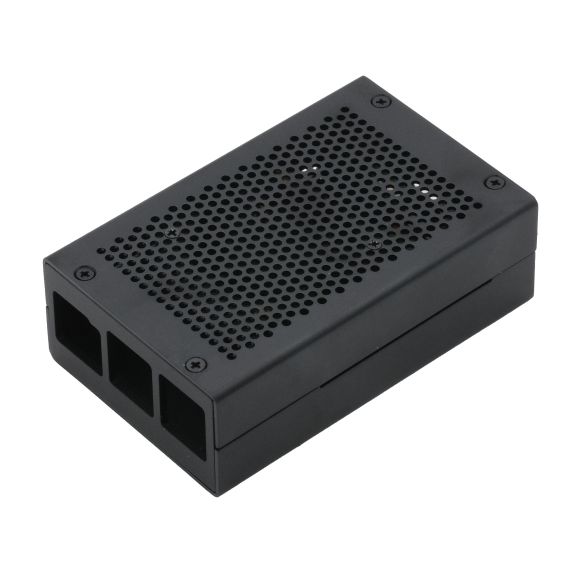 Boîtier ventilé en alu noir ALUCASEP5-01B