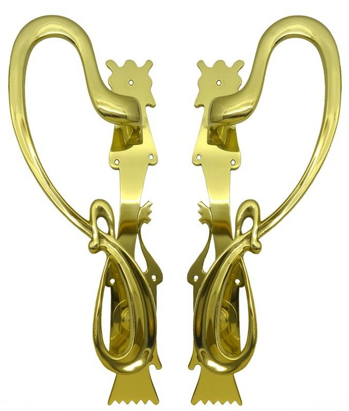 Tirador modernista caracoles MA0055