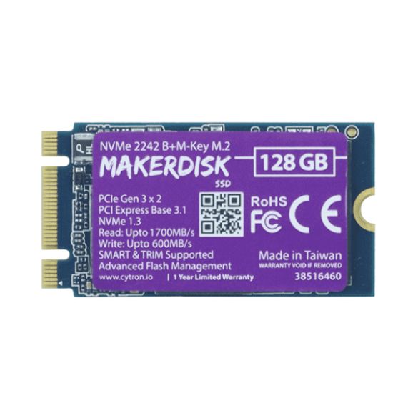 SSD NVMe 128 GB