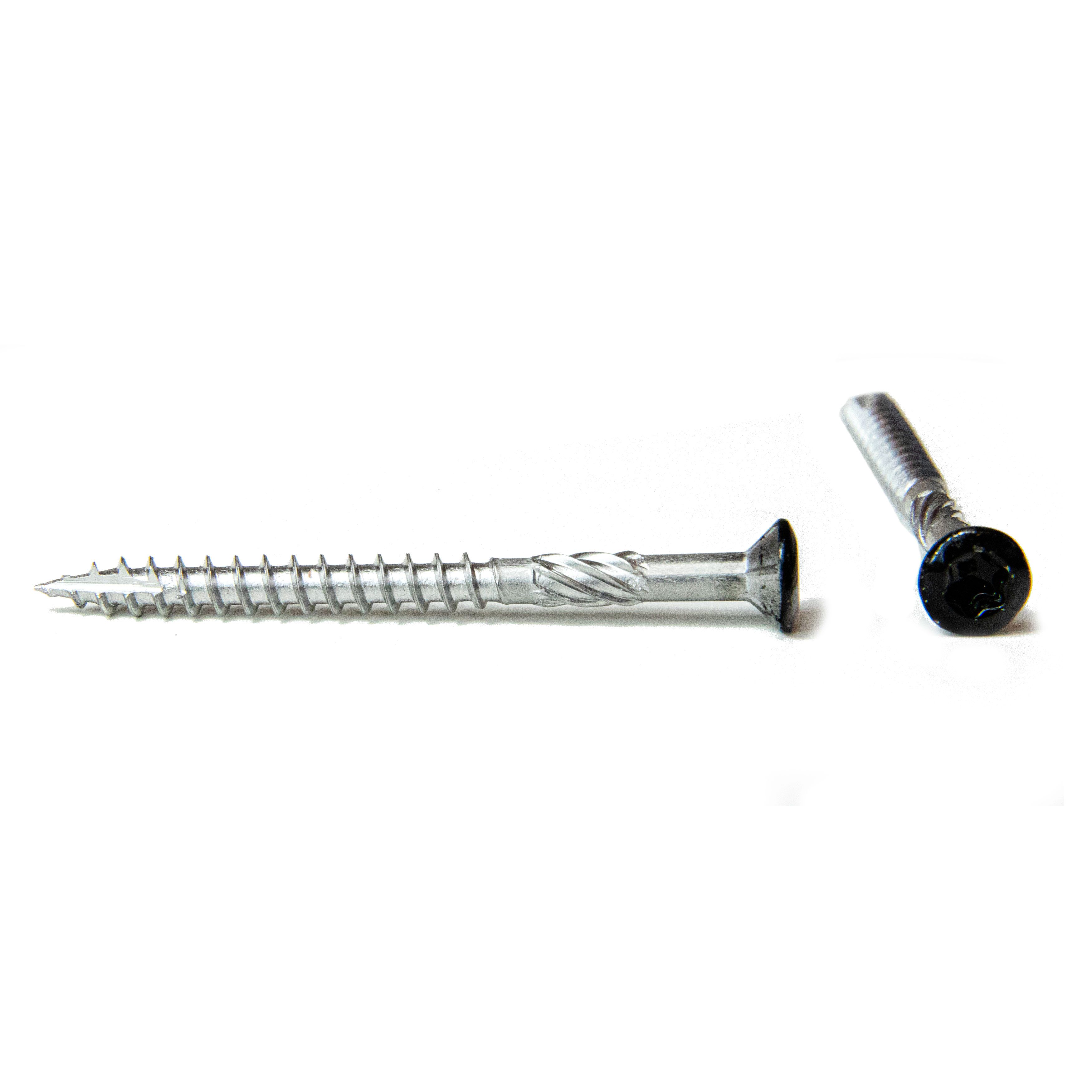 RVS gevelschroef zwarte kop AISI 410 torx 4x40