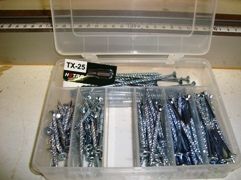 Spaanplaatschroeven verzinkt torx - Assortimentsdoos 2900 stuks