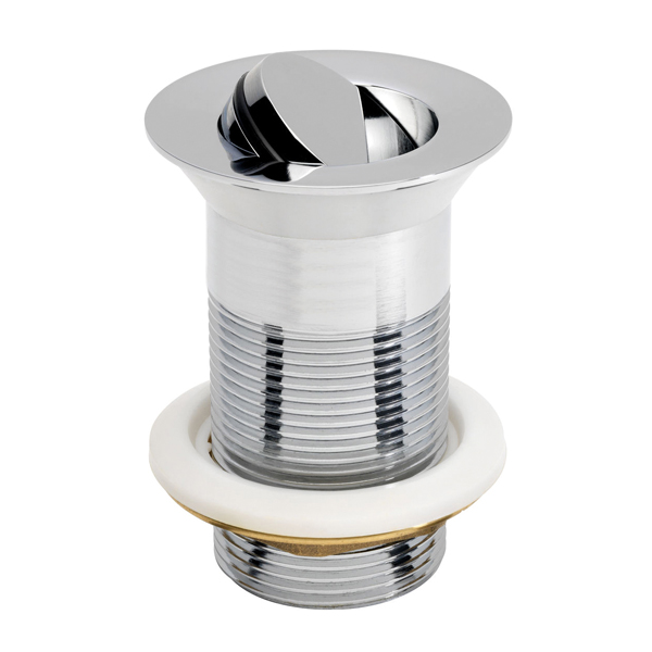 QX Swivel Basin Slotted Waste - Chrome