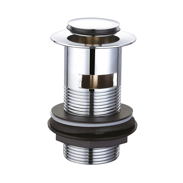 QX Click-Clack Basin Slotted Waste - Chrome