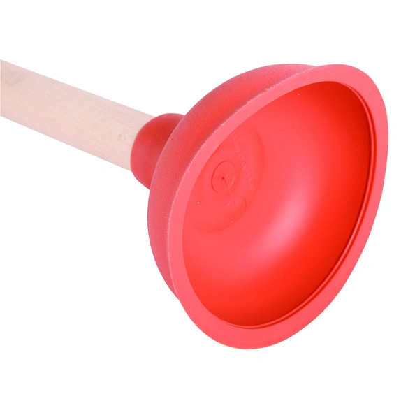 Abflussreiniger, Gummi/Holz