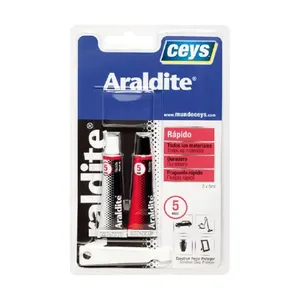 Araldit rapido rojo 5+5ml