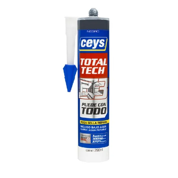 Ceys total-tech 290ml negro
