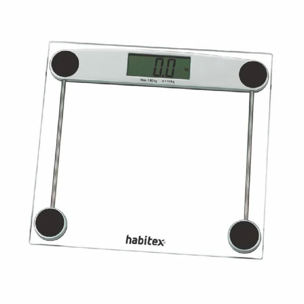 Bascula baÑo digital 180kg transparente bb-70c habitex