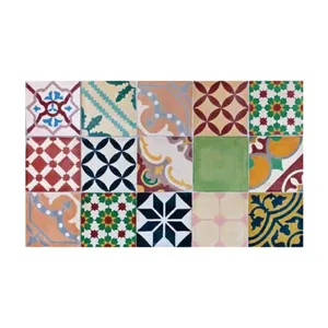 Alfombra vinilica 45x75cm mosaico color
