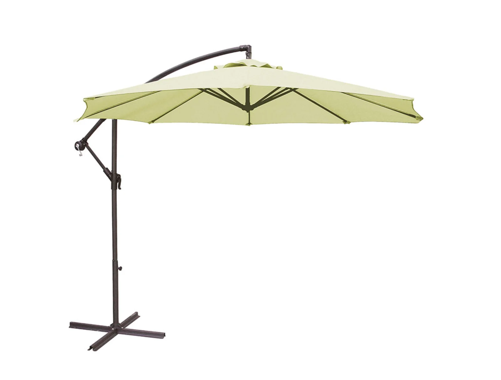 Parasol lateral de alumnio con toldo de 3 m