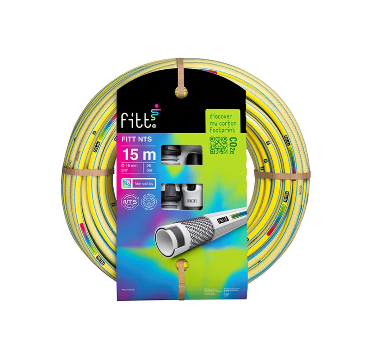 Manguera de riego FITT NTS Yelow Plus con accesorios