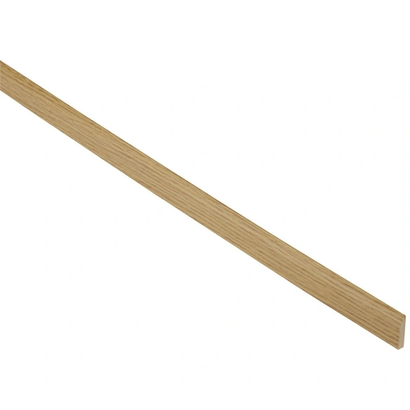 Abdeckleiste, Eiche braun, MDF, LxHxT: 240 x 2,4 x 0,5 cm