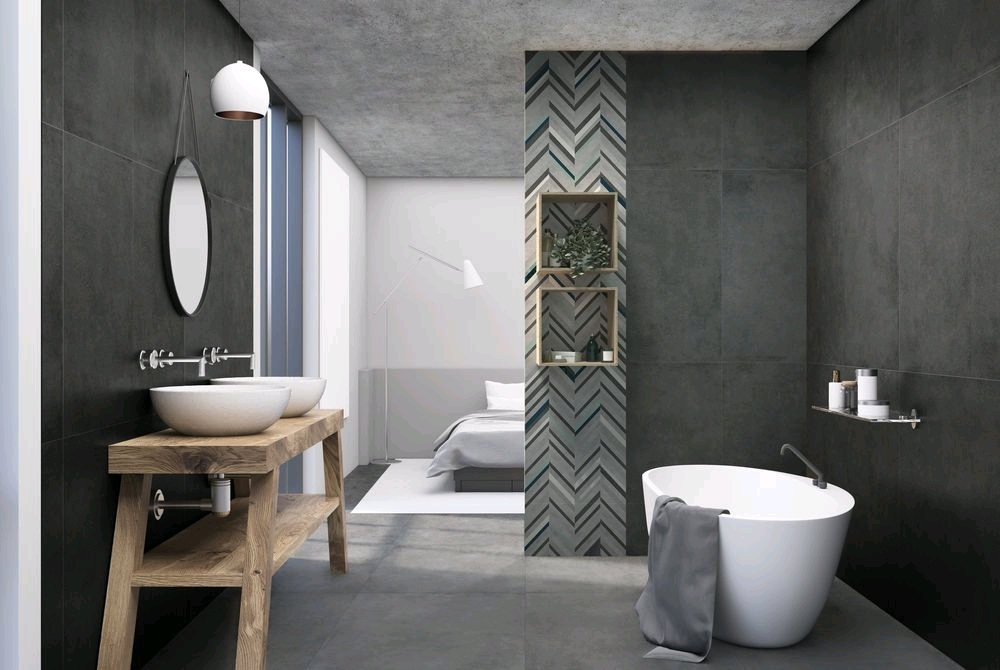 SAVOIA DORSET 90X90 GRAPHITE RETT