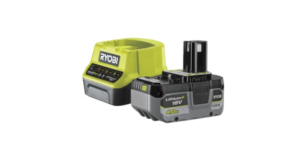 BATTERIA 18V 4,0AH LITIO + CARICABATTERIA RBC18120-140X
